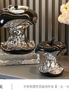 高档轻奢小众家果摆件艺术摆设客厅玄书柜桌面电视柜高苹档居关装