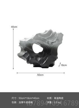 高档新中式禅意摆中国件风厅玄关博古架酒柜办样公室板间创意装客