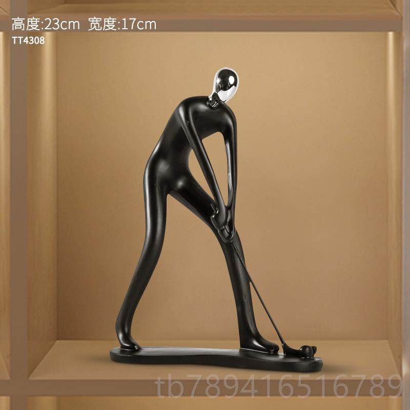 高档装现电代简约运动人物饰品件家居客摆厅酒柜视柜书房办公室工,淘宝优惠券,粉丝福利购,淘宝优惠卷