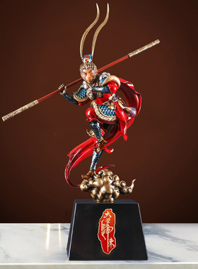 齐天大圣孙悟空铜摆件纯黄铜礼盒