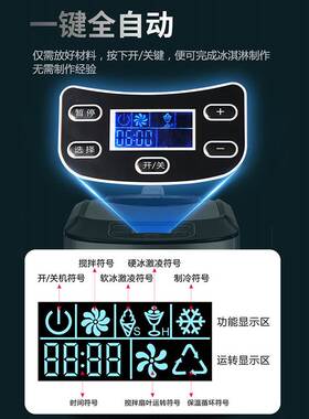 意式冰淇淋机沃拓莱雪糕机商用全自动家用Gelato小型迷你冰激凌机
