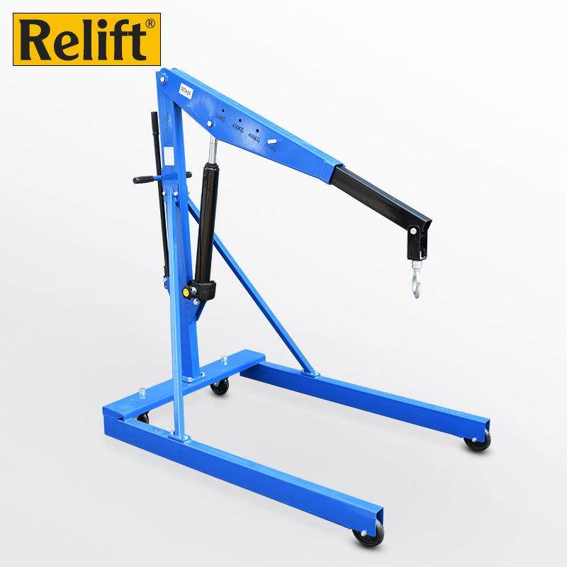 锐励SA1000重型单臂吊机手动液压伸缩小吊车1吨移动装卸吊装工具,淘宝优惠券,粉丝福利购,淘宝优惠卷