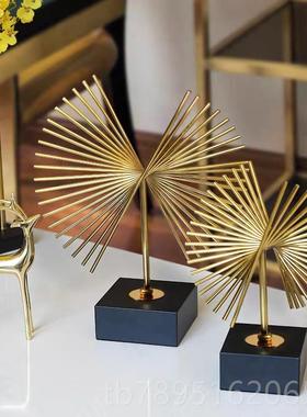 高档轻奢飞鹰酒柜桌办摆面件工艺品属家居装饰玄关欧式公室书金房