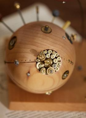 正品min送旅行者/木工坊原木摆件宇宙太空星球创i生日男生科幻礼