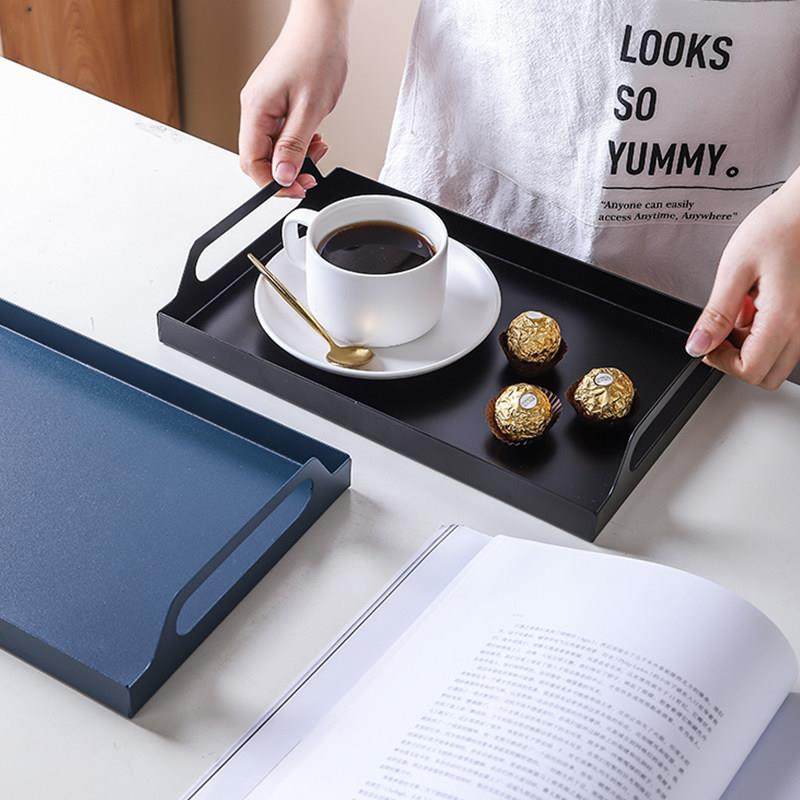 北欧茶杯托盘长方形家用客厅托盘摆盘创意盘子ins风甜品盘面包盘,淘宝优惠券,粉丝福利购,淘宝优惠卷