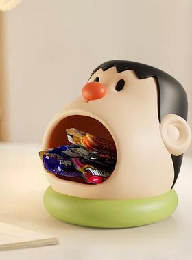 胖虎玄关钥匙收纳摆件电视柜酒柜台面装饰品办公室工位桌面储物盒