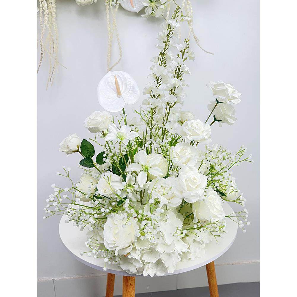 新婚礼人工插花地板插花订婚婚礼舞台大型悬挂花路领先花球森林假,淘宝优惠券,粉丝福利购,淘宝优惠卷