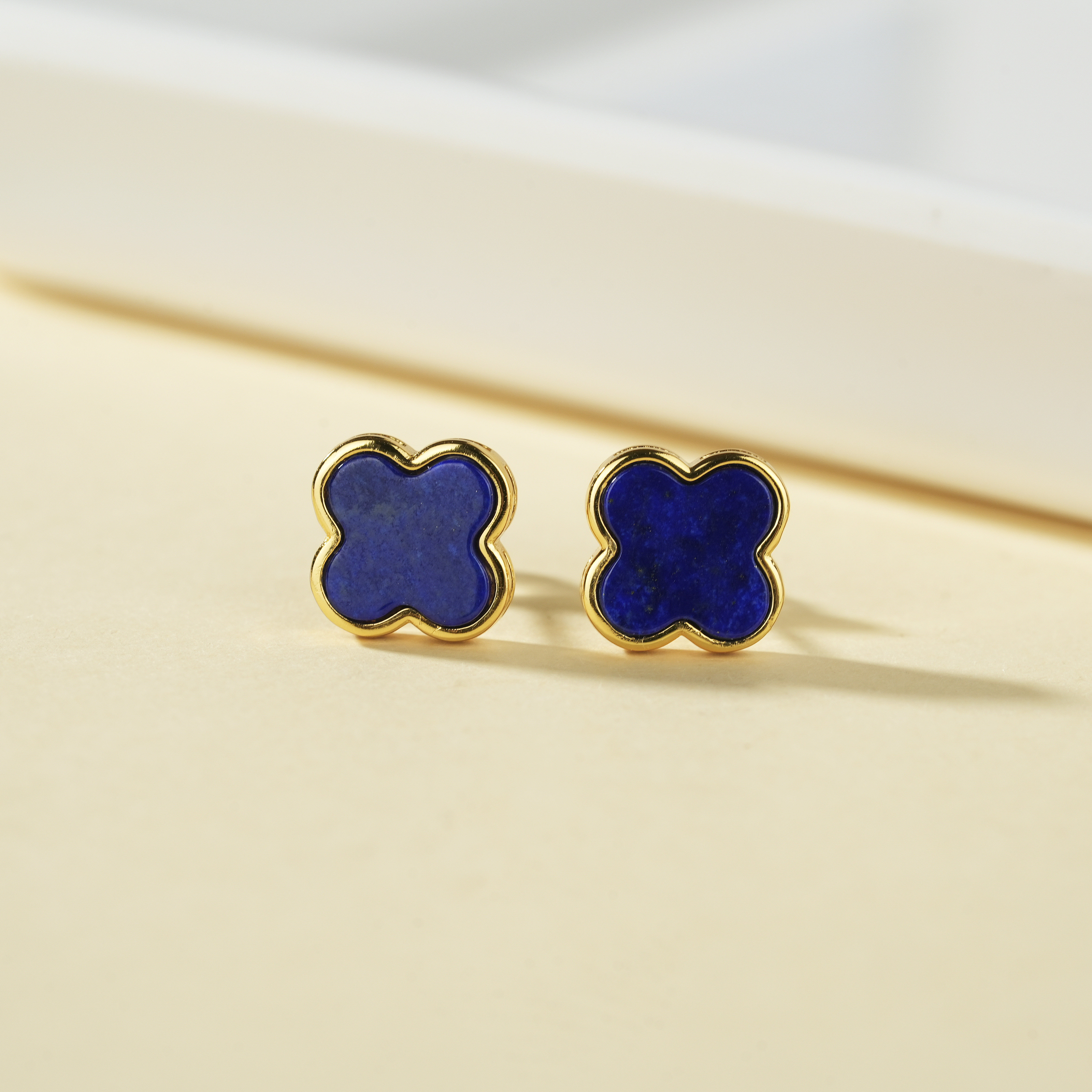 云上叙25 DS30296 青金石耳钉-多样性发一件-8*8mm（甄选）,淘宝优惠券,粉丝福利购,淘宝优惠卷