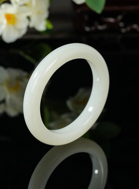 云上叙28 DS27510-和田玉手镯-多样性发其一-12*9mm（甄选）