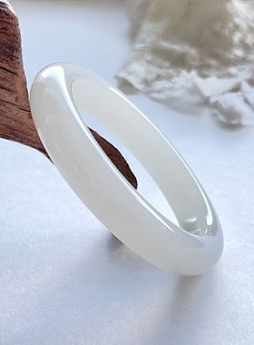 【宁儿8周年宠粉专享】羊脂白玉手镯10*8mm-多样性发一件-DB88399