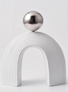 轻奢创意高级感家居软装饰品现代客厅电视柜酒柜乔迁艺术小众摆件