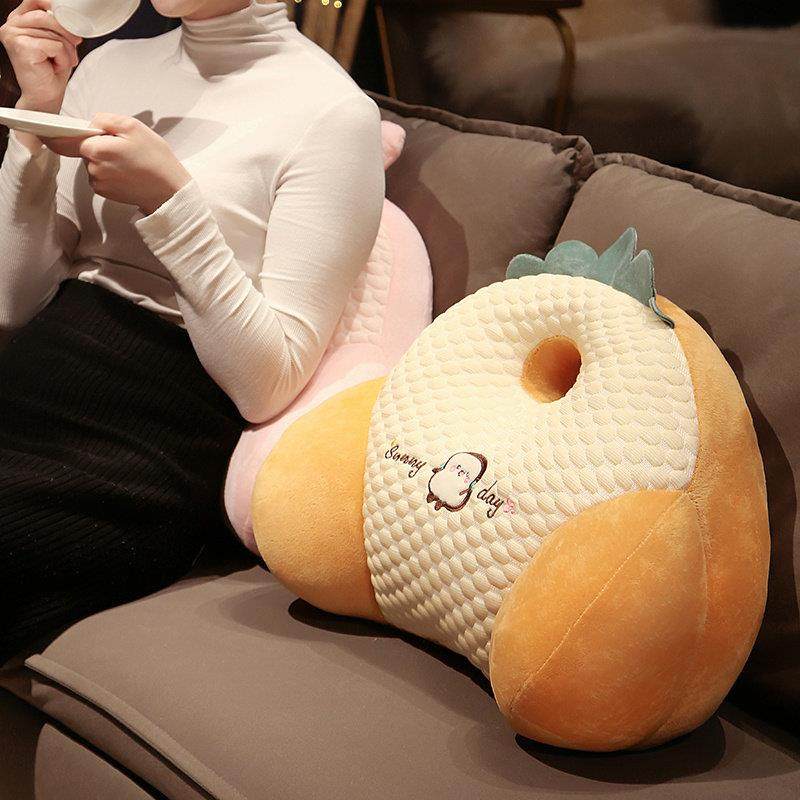 冰豆豆腰靠腰垫腰枕办公室久坐护腰靠垫椅子座椅靠背垫床上靠枕夏,淘宝优惠券,粉丝福利购,淘宝优惠卷