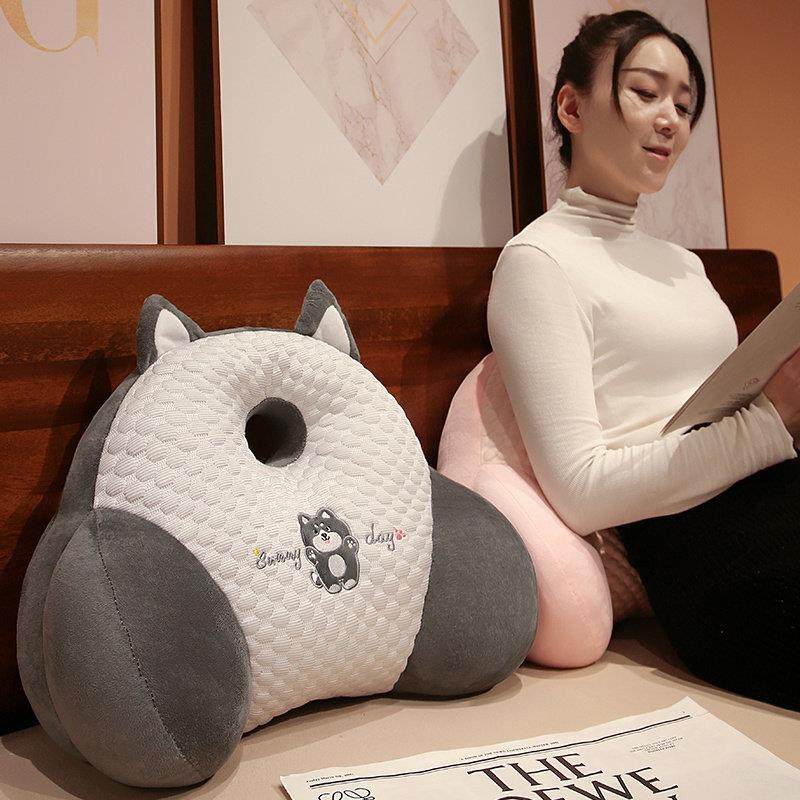 冰豆豆腰靠腰垫腰枕办公室久坐护腰靠垫椅子座椅靠背垫床上靠枕夏,淘宝优惠券,粉丝福利购,淘宝优惠卷