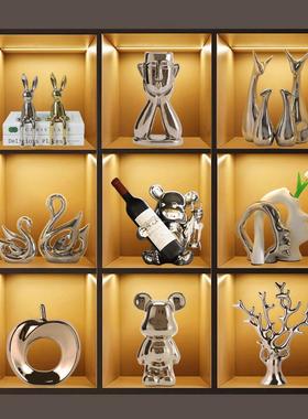 新房酒柜装饰品摆件轻奢高档客厅家居现代餐边电视柜玄关高端大气