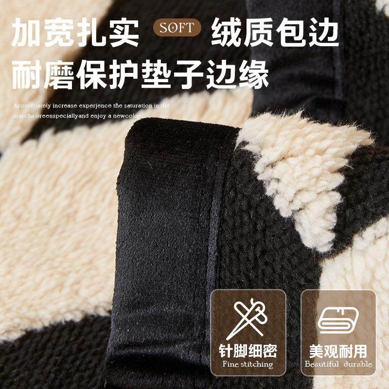 加厚皮沙发垫冬季毛绒坐垫轻奢高级感2025新款秋冬沙发套罩盖布毯,淘宝优惠券,粉丝福利购,淘宝优惠卷