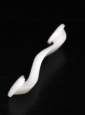 天然阿富汗白玉如意摆件招财客厅家居装饰乔迁新居公司开业送礼品