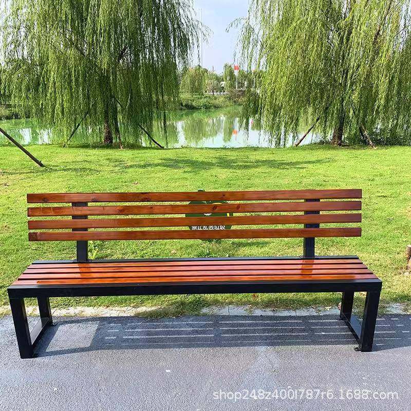 公园椅户外长椅长条凳防腐木铁艺室外座椅庭院景观休闲椅子坐凳,淘宝优惠券,粉丝福利购,淘宝优惠卷