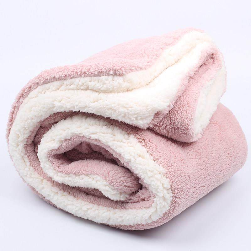 毛毯冬季加厚珊瑚绒毯羊羔绒盖毯办公室午睡午休被单人盖腿小毯子,淘宝优惠券,粉丝福利购,淘宝优惠卷