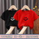 100% pure cotton boy short-sleeved T-shirt summer new short T-shirt
