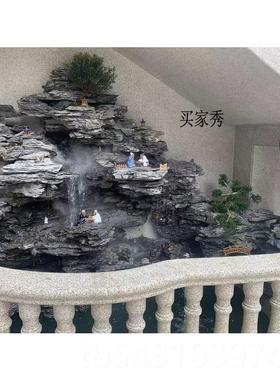 正品假山盆书景陶瓷人风物人对下二棋围棋雅趣摆件鱼池家居桌屏装