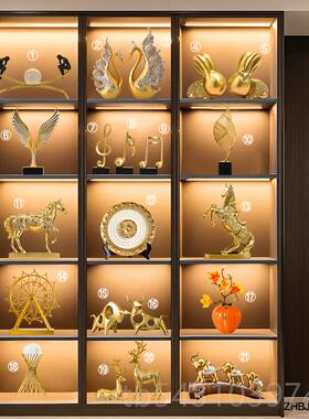 正品招边财平安喜乐酒奢柜装饰边品摆件现代轻高档客厅餐电视柜两