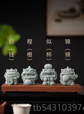 正品国风故宫文新创招财貔礼貅吉祥物摆件公司年会物家居年桌面装