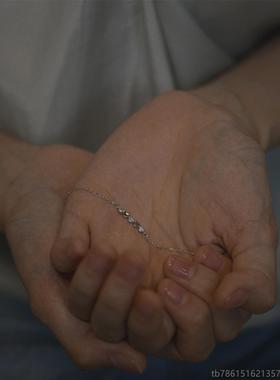 高档LEMON感 心动 9定制S款25银设计小众清新简约手链手镯闺蜜礼