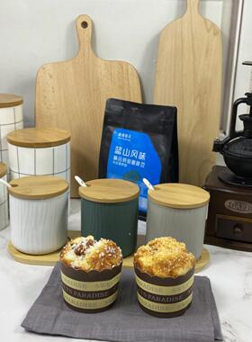 样板房软装厨房样板间摆件咖啡壶菜谱组合面包蔬菜北欧式装饰品