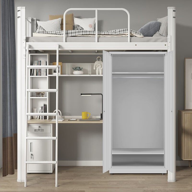 学生公寓床员工宿舍高低床工人双层铁床钢制组合铁架寝室上床下桌,淘宝优惠券,粉丝福利购,淘宝优惠卷