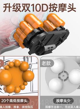正品以颈椎按摩器背腰部腿部按仪靠垫脖子肩颈揉捏家用按摩枕摩新