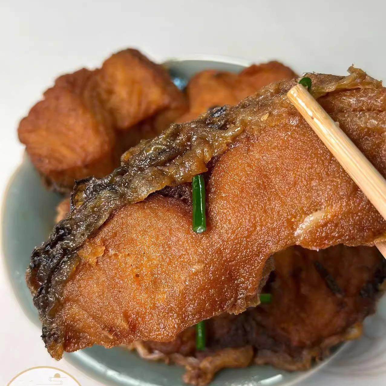 苏州特产 杜三珍招牌苏式薰鱼爆鱼每日现做一份300克顺丰 - 图1