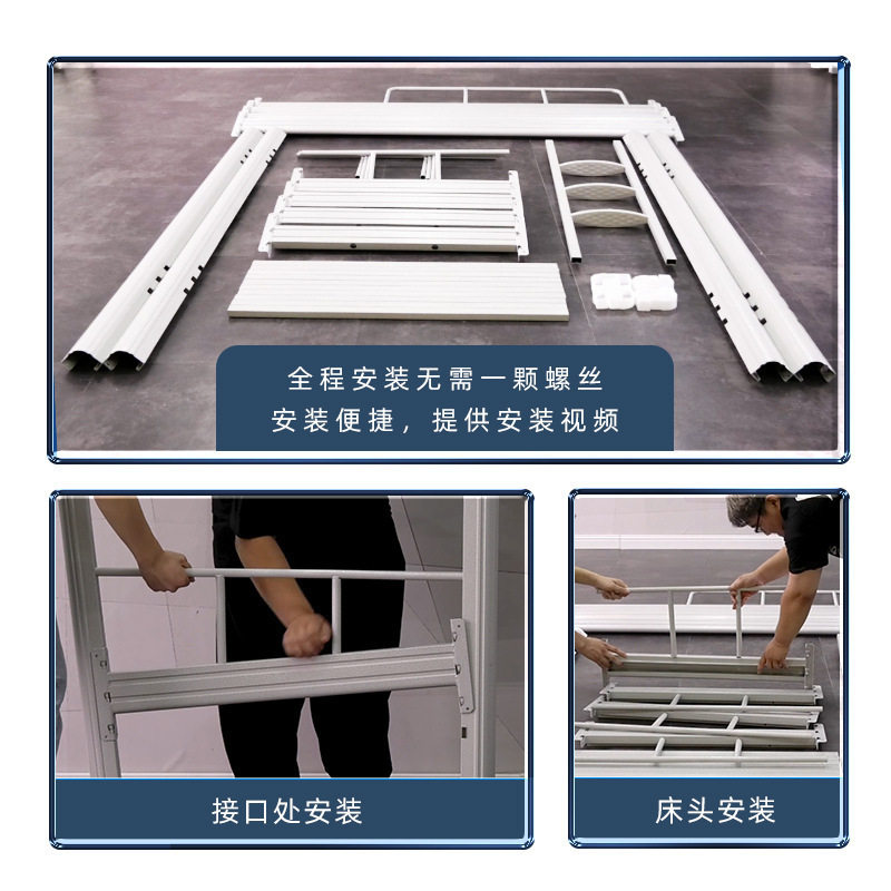 员工宿舍双层床学校公寓型材床加厚学生上下铺床高低床工地铁架床,淘宝优惠券,粉丝福利购,淘宝优惠卷