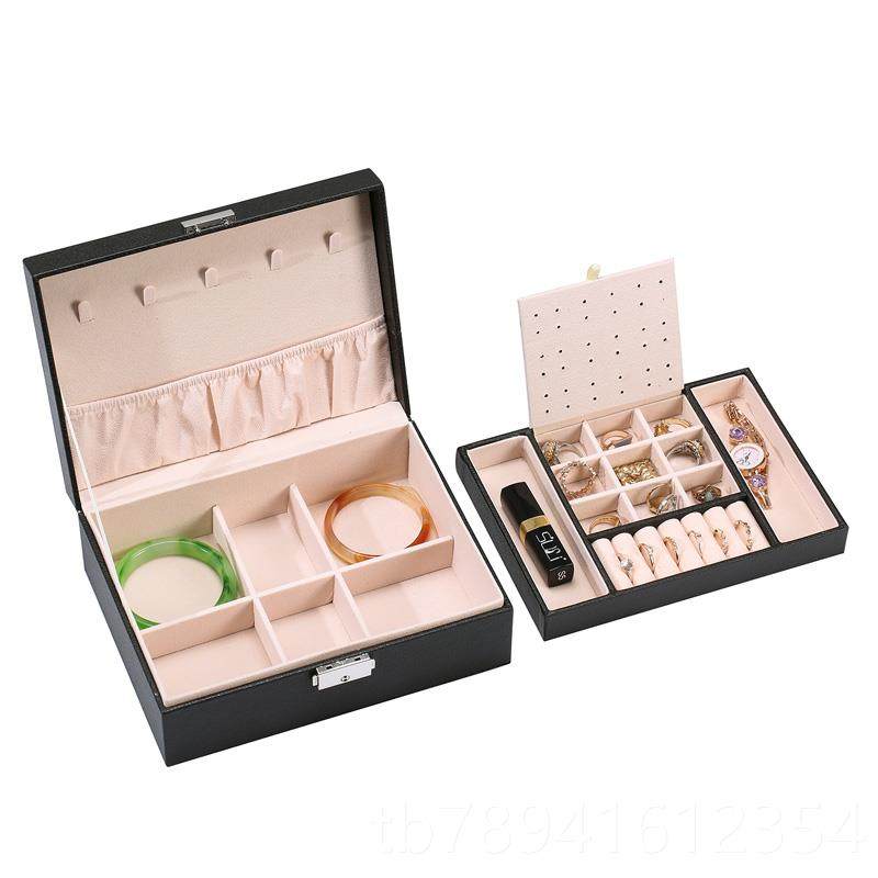 高档带锁珠主宝首盒公欧式韩国木质饰品盒饰纳耳环耳钉简约双层收,淘宝优惠券,粉丝福利购,淘宝优惠卷