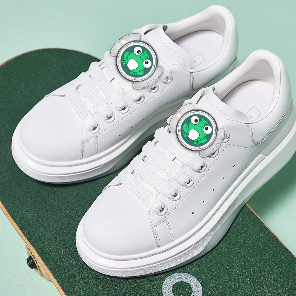 适用于苹果Airtag防丢器穿魔术贴鞋带PC防水保护壳单梁款贴片 - 图2