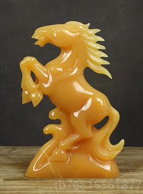 正品酒招财金马摆柜件现代中式客厅架电视公装饰司办公室开业礼品