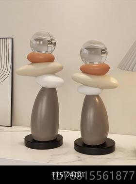 正品时运转摆件高级感小众公室厅来招财客玄关电视柜酒柜艺术办装