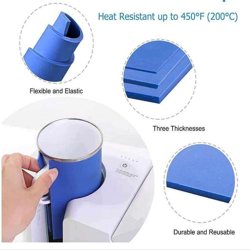 适用Cricut马克杯热转印机硅胶板套升华配件烤杯机胶硅胶垫片,淘宝优惠券,粉丝福利购,淘宝优惠卷