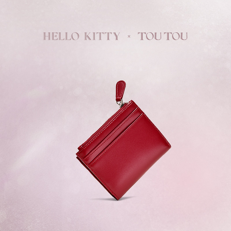 [新年礼物]TOUTOUhellokitty正版联名凯蒂猫可爱多卡包零钱包生日,淘宝优惠券,粉丝福利购,淘宝优惠卷