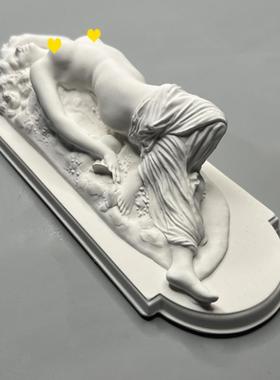 北欧复古浮雕罗马欧式人物雕塑石膏像家居装饰艺术民宿桌面摆件