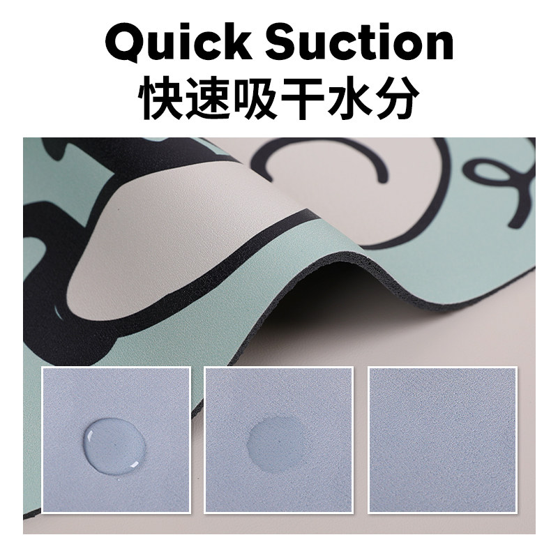 可爱猫咪厨房专用地垫硅藻泥防滑防油家用地毯吸水免洗可擦脚垫子,淘宝优惠券,粉丝福利购,淘宝优惠卷