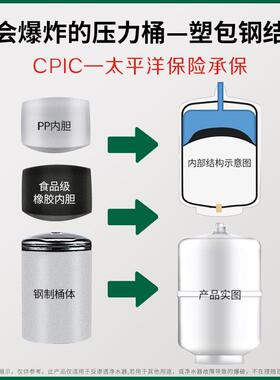 家用净水器压力桶储水罐饮净机水机专用存水桶纯水机通用3.2G11G