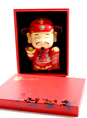 居家装饰财神工艺品摆件店铺开业乔迁送礼电视柜客厅招财进宝财源