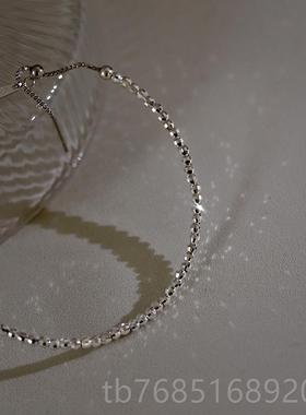 高档JUNJUN自超级爆闪92银手镯每进口工艺一颗银珠都有455制个切