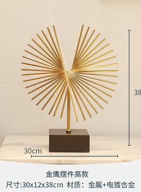 高档轻奢创意艺品厅酒柜书柜工书架办公桌电视柜高档客家装居饰品