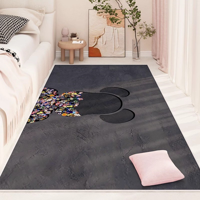 长条卧室床边地垫主卧加厚隔音垫子客厅茶几沙发垫书房梳妆台脚垫 - 图0