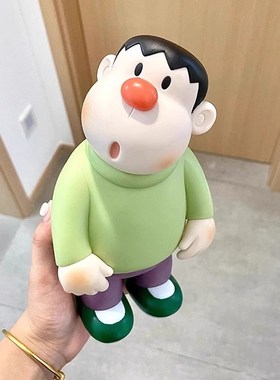 歪头胖虎手办卡通动漫桌面摆件男女送人生日礼物玩偶玩具家居摆件