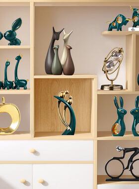 家居创意无障碍豪华饰品高端客厅电视酒柜酒店办公柜小工艺品