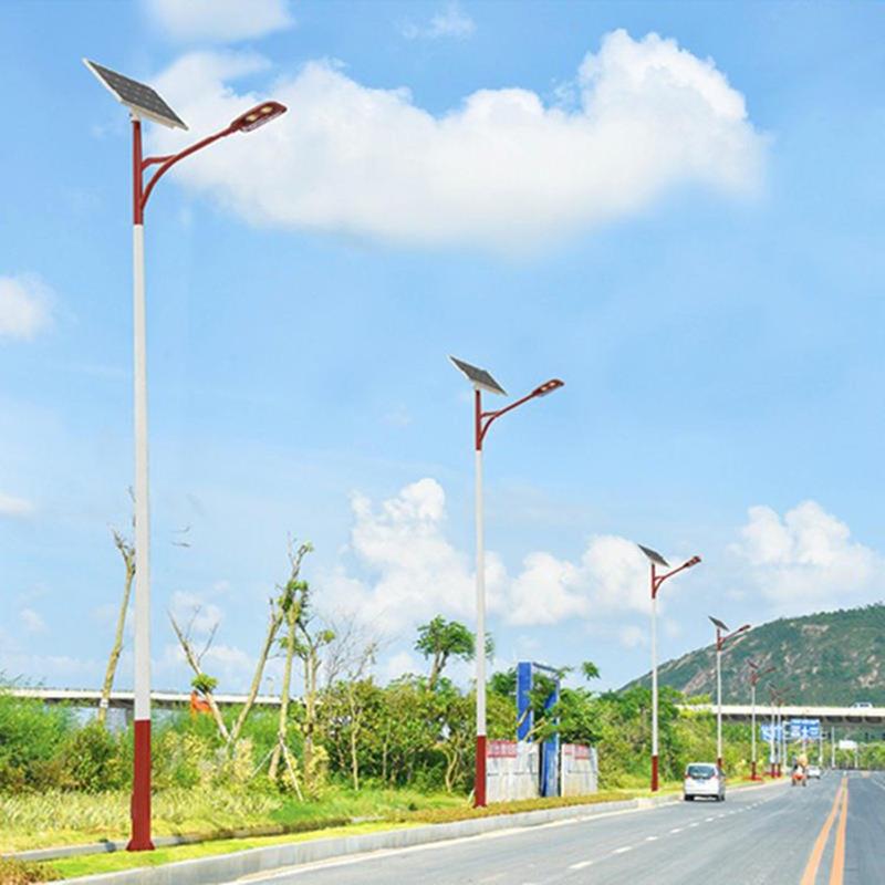 新农村路灯6米锥杆一体化户外家用照明感应路灯60W超大功率 - 图0