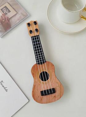 八音盒尤克里里覆古吉他音乐盒桌面小摆件卧室装饰品儿童生日礼物