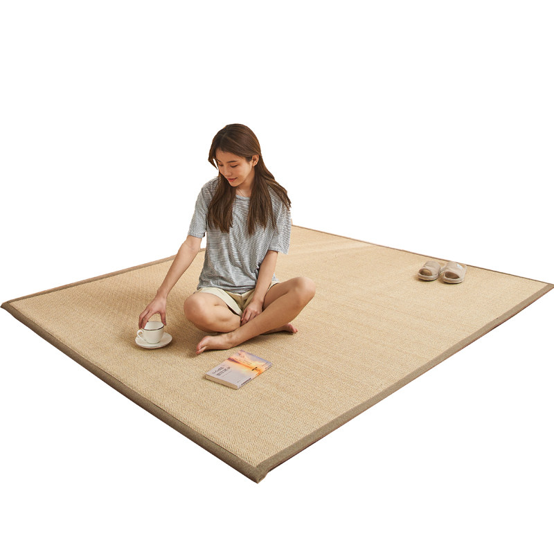 日式竹编榻榻米地垫卧室床边毯凉席竹席房间地毯全铺飘窗垫子定制,淘宝优惠券,粉丝福利购,淘宝优惠卷